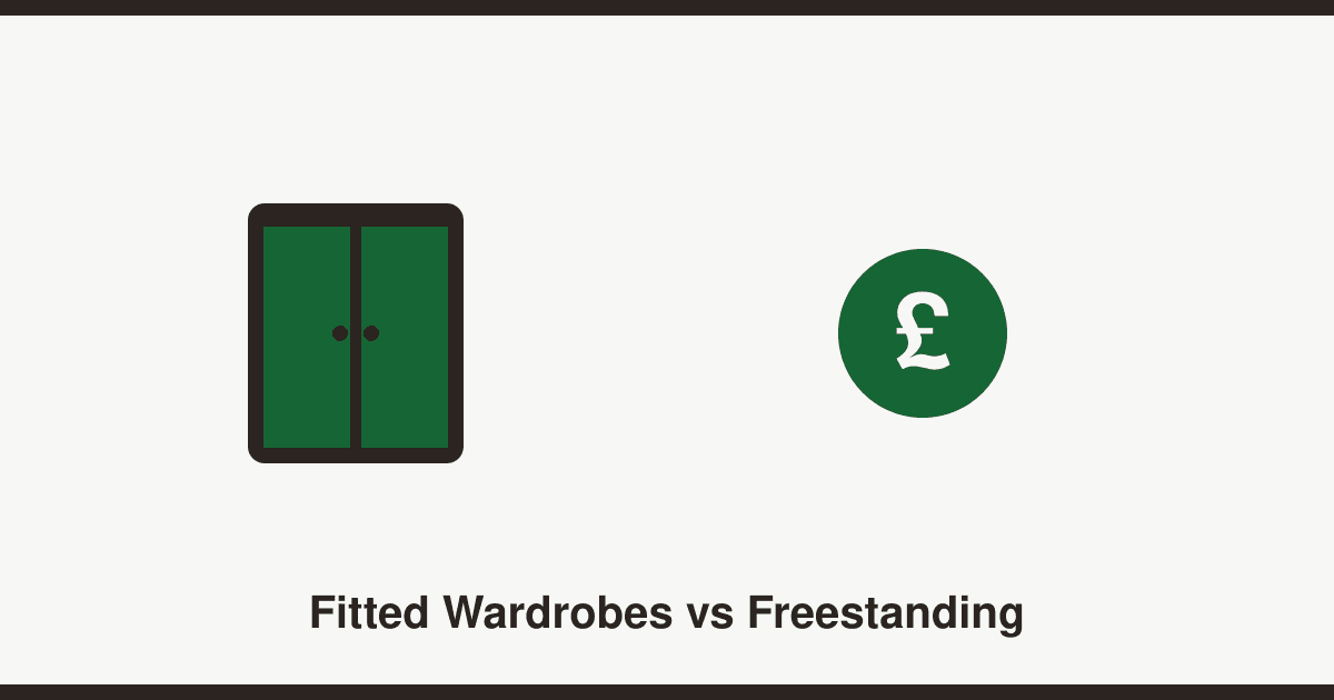 Fitted wardrobes vs freestanding: cost, fit and how they're installed