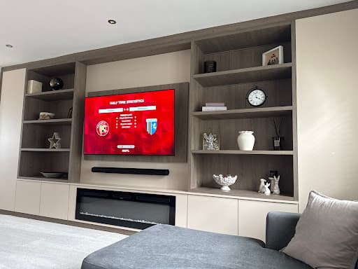 Reehal Kitchens & Bedrooms | Media Walls | Under Stairs Storage — Customer photo