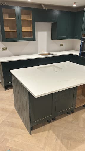 Kitchen Worktops Surrey London. Quartz, Marble, Granite Fabricator — Customer photo