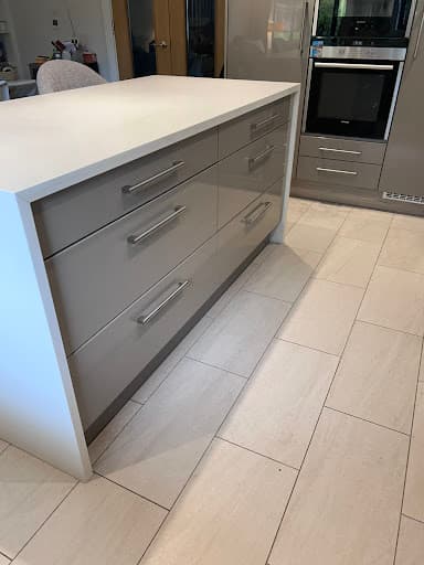 Kitchen Worktops Surrey London. Quartz, Marble, Granite Fabricator — Customer photo