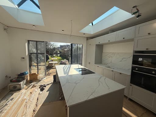Kitchen Worktops Surrey London. Quartz, Marble, Granite Fabricator — Customer photo