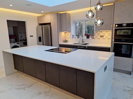 Kitchen Worktops Surrey London. Quartz, Marble, Granite Fabricator — Customer photo