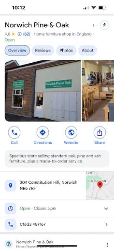 Norwich Pine & Oak — Customer photo